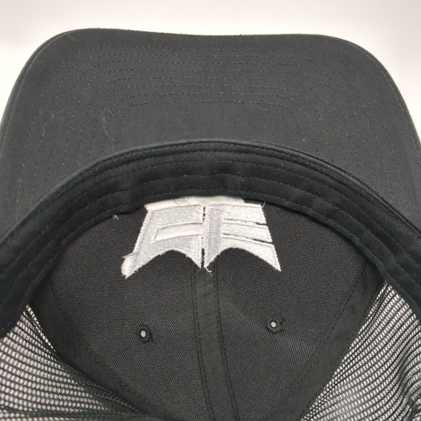 Crown Electric Inc Snapback Trucker Hat Black One Size Solid Mesh Back