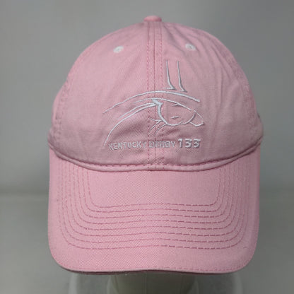 115th Kentucky Derby Churchill Downs May 2007 Women's Slideback Hat Pink Cotton