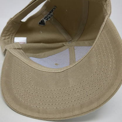 Avery Dennison Summit Mexico 2025 Baseball Cap Beige One Size Hat Leaf Graphic