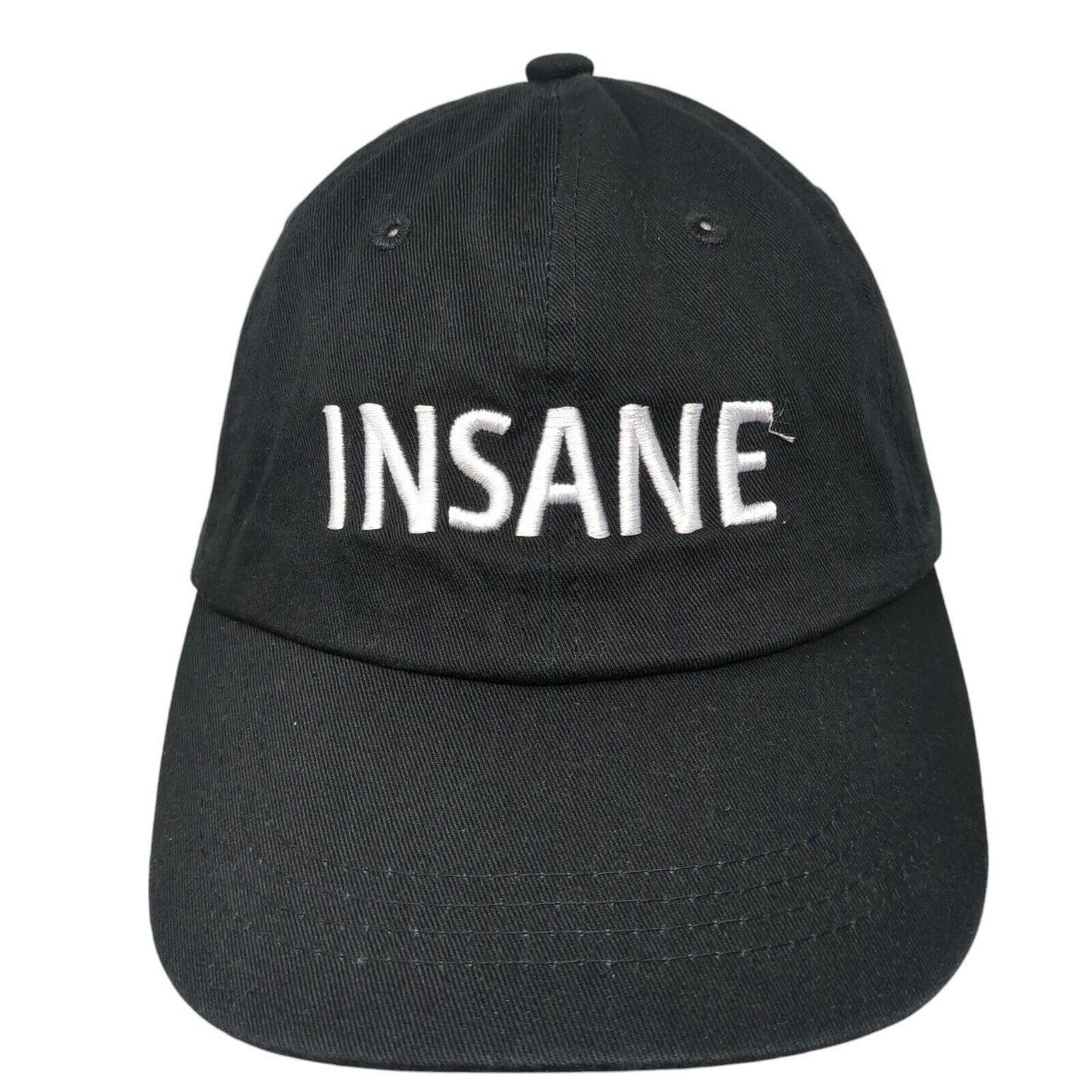 Insane Datrium Slideback Hat Black One Size Adjustable Embroidered
