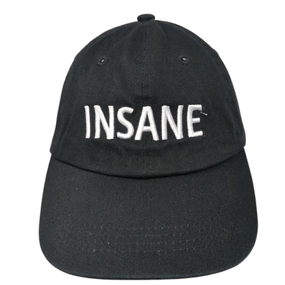 Insane Datrium Slideback Hat Black One Size Adjustable Embroidered