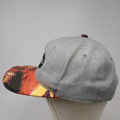 Crown Havasu Gear Snapback Hat Gray One Size Desert Scorpion Sunset Graphic