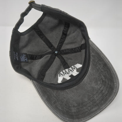 MAMA Bear Slideback Hat Gray One Size Adjustable Embroidered David And Young