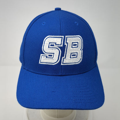 SB Strapback Hat Blue M/L Adjustable Embroidered Pro 514 Richardson Polyester