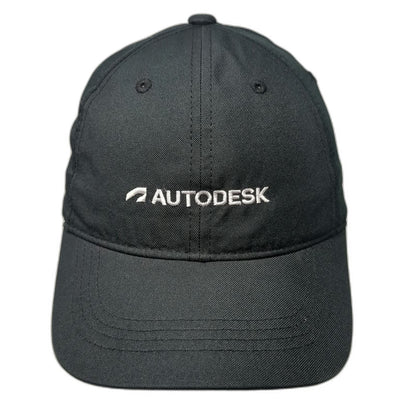 Port Authority Autodesk Civil 3D Baseball Cap Black One Size Strapback Hat Logo