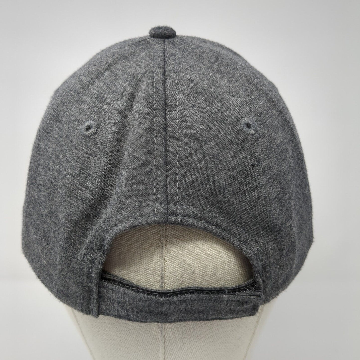 R+F Strapback Hat Gray One Size Adjustable Embroidered Cap America