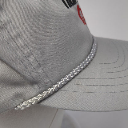 Tire-Rama Slideback Hat Gray One Size Adjustable Embroidered Rope Otto Cap