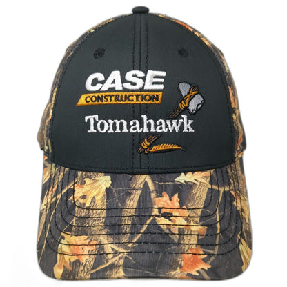 K-Products Case Construction Tomahawk Black Camo Baseball Cap One Size Hat Strap