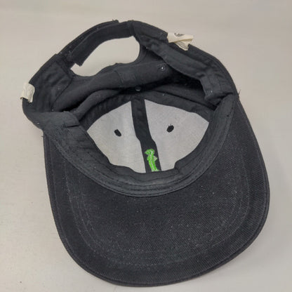 Geico Strapback Hat Black One Size Embroidered Adjustable Vent Holes