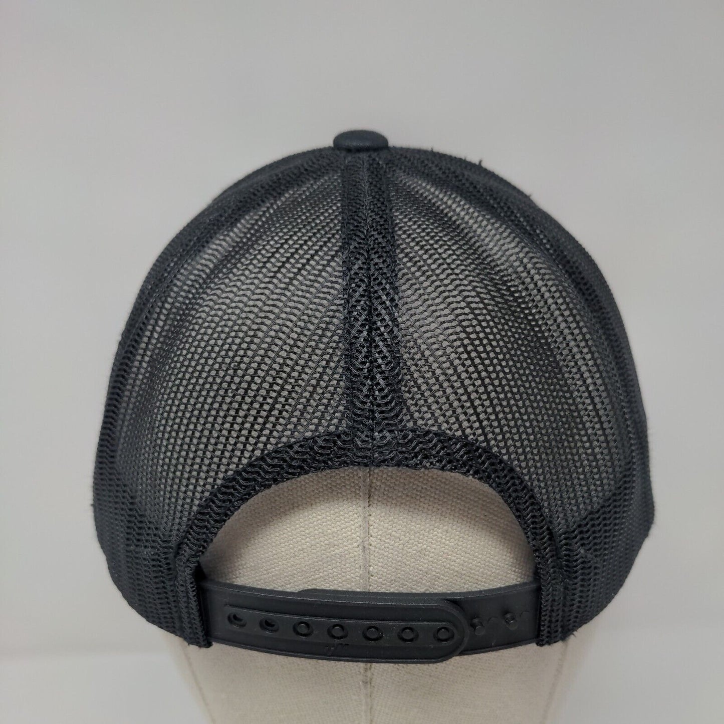 MP Snapback Mesh Back Trucker Hat Black One Size The Classics Yupoong