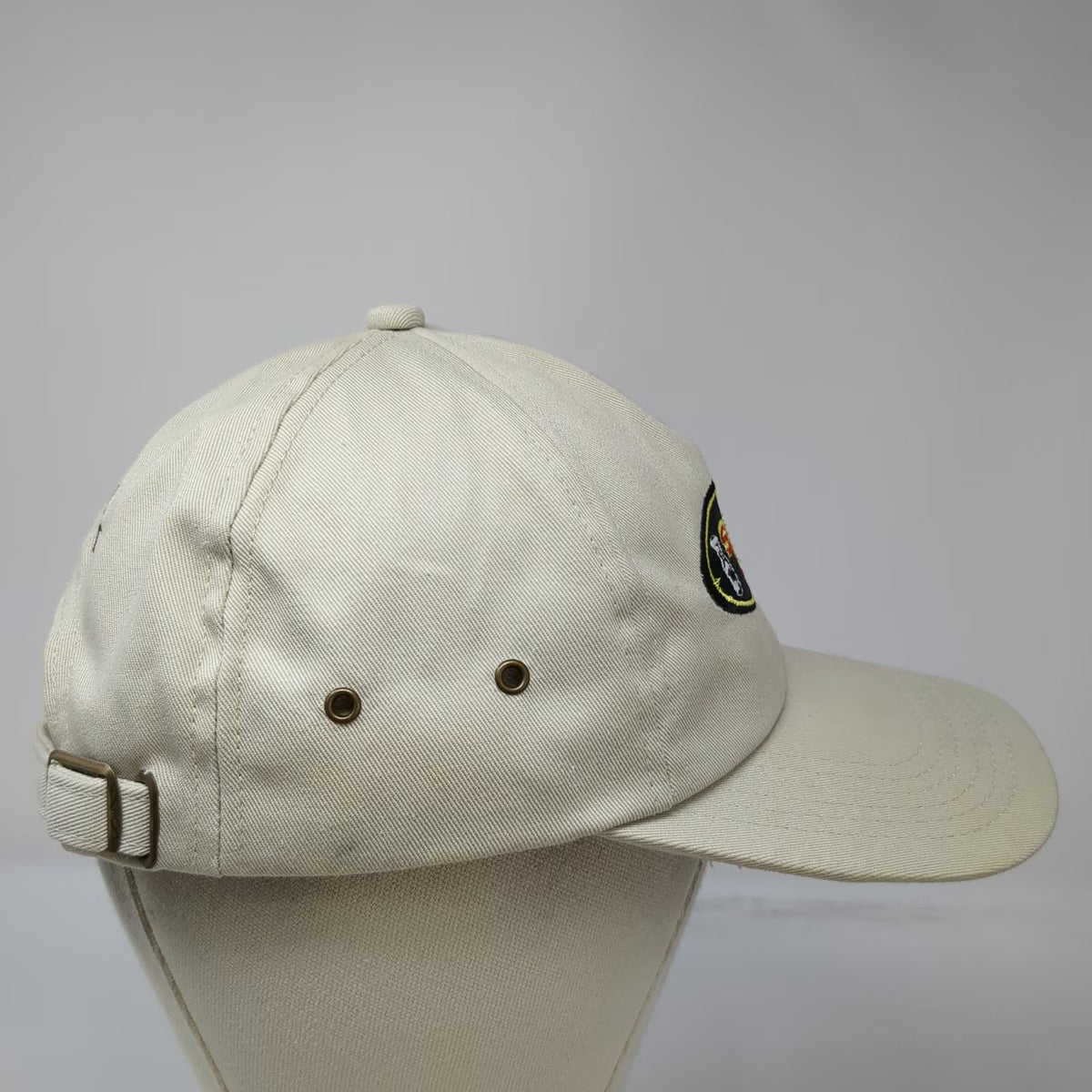 K-Products Sammy 2000 Milk Bottle Baseball Cap Beige OS Hat Made USA Vintage