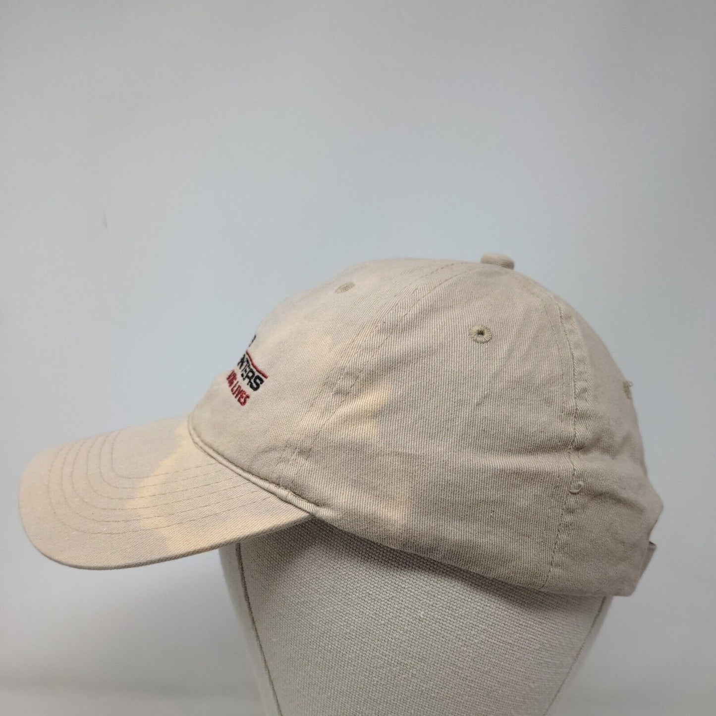 Florida's Blood Centers Strapback Hat Tan One Size Local Heroes Saving Lives