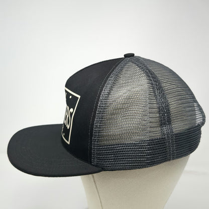 Unionwear Trucker Hat Black Gray One Size Local Teamsters 988 Mesh Snapback USA