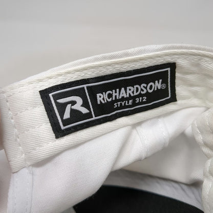 Richardson Trucker Hat Black One Size The Peltz Co Logo Snapback Contrast Stitch