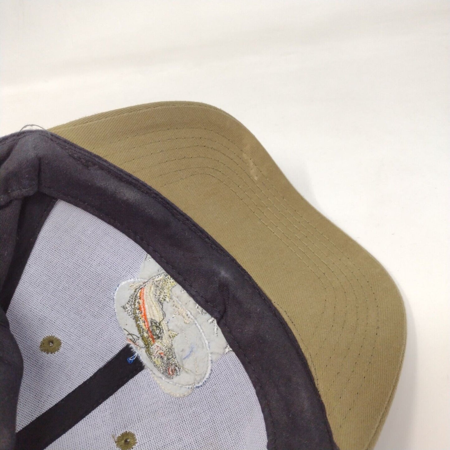 Alaska Strapback Hat Multi One Size Embroidered Fish Colorblock