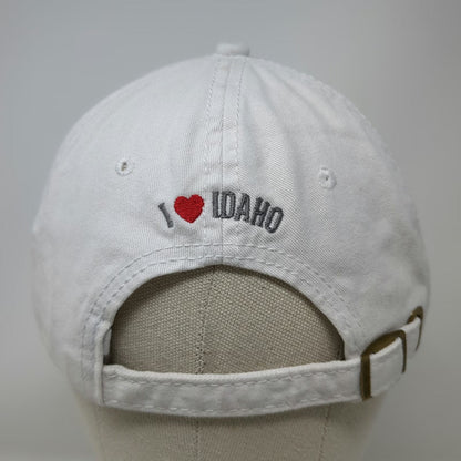 Pavilion White Baseball Cap One Size Tennis People Idaho Rackets Slideback Hat