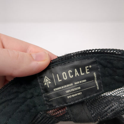 Teton Valley ID Snapback Trucker Hat Multi One Size Mesh Back Locale