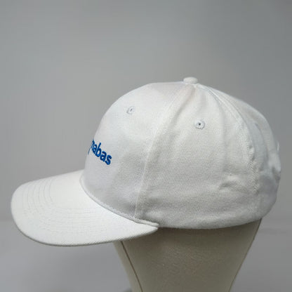 Baseball Cap White One Size RWJ Barnabas Health Strapback Cotton 6-Panel Hat