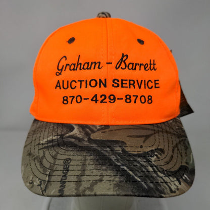 Graham-Barrett Auction Service Slideback Hat Multi OSFM 6 Panel W/Tags