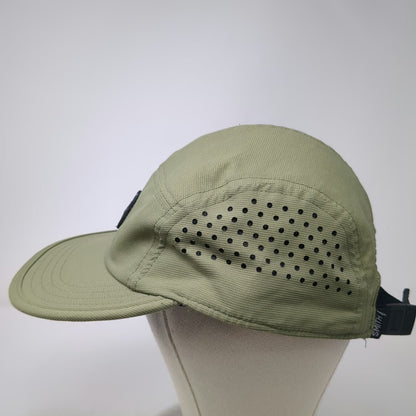 Smith 1965 5 Panel Green One Size Laser Cut Polyester Strapback Hat Outdoor