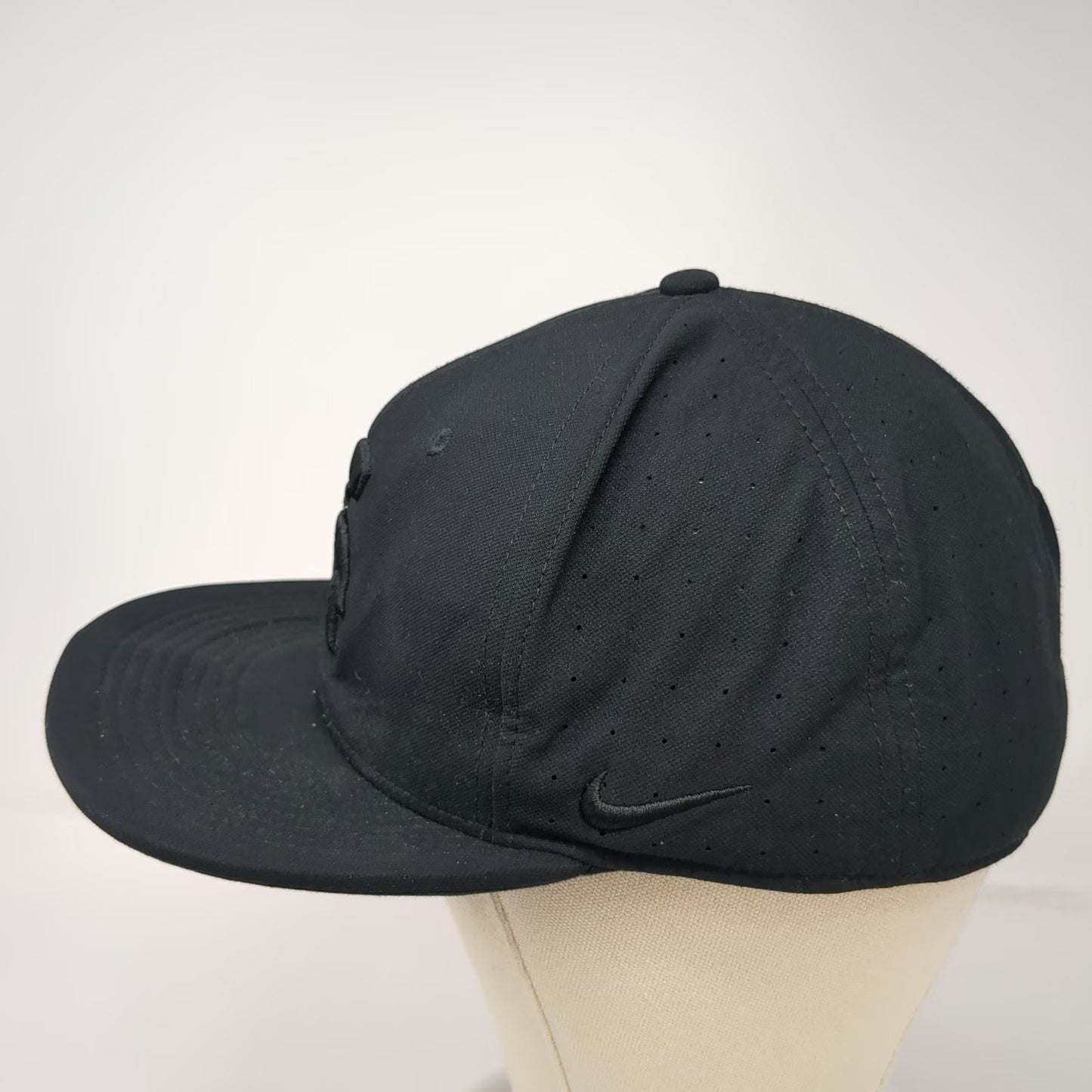 Nike Baseball Cap Black One Size Michigan State Spartans Tonal Dri-FIT Hat