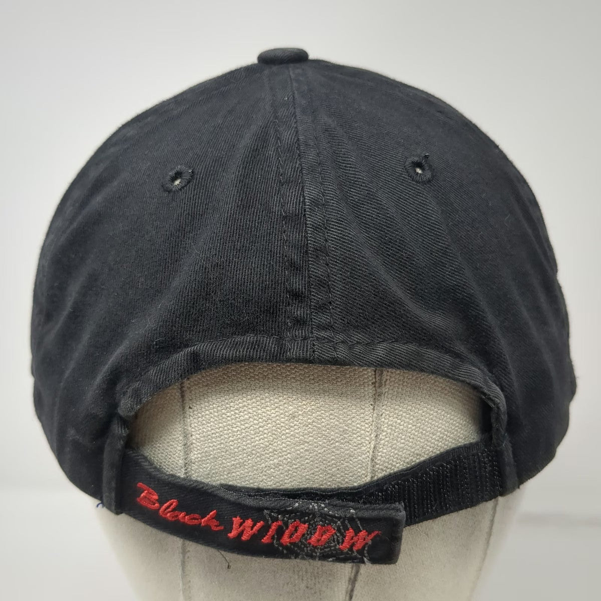 H3 Sportgear American Chopper Baseball Cap Black Red One Size Spiderweb Hat