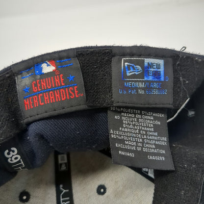 New York Yankees MLB New Era Baseball Cap Blue L 39THIRTY Stretch Fit NY Logo