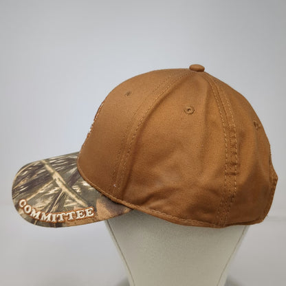 The Game Rocky Mountain Elk Foundation Committee Brown Camo Baseball Cap OS Hat