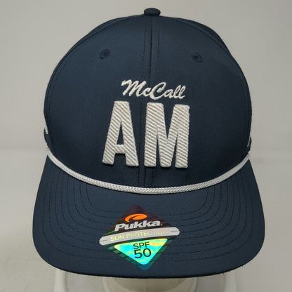 Pukka Snapback Blue One Size McCall AM Quest Groups N2G Nutrition2Go Rope Hat