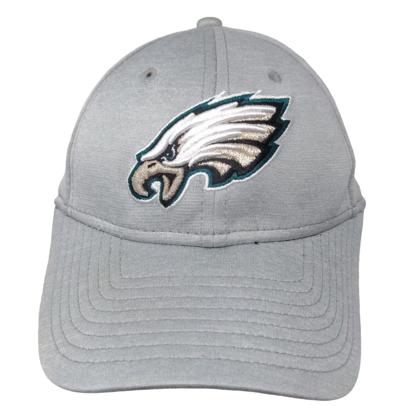 New Era Men's Fitted Hat Gray Size S/M Philadelphia Eagles Embroidered Logo