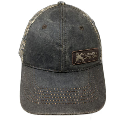 Outdoor Cap Baseball Cap Gray Camo One Size California Waterfowl Duck Patch Hat