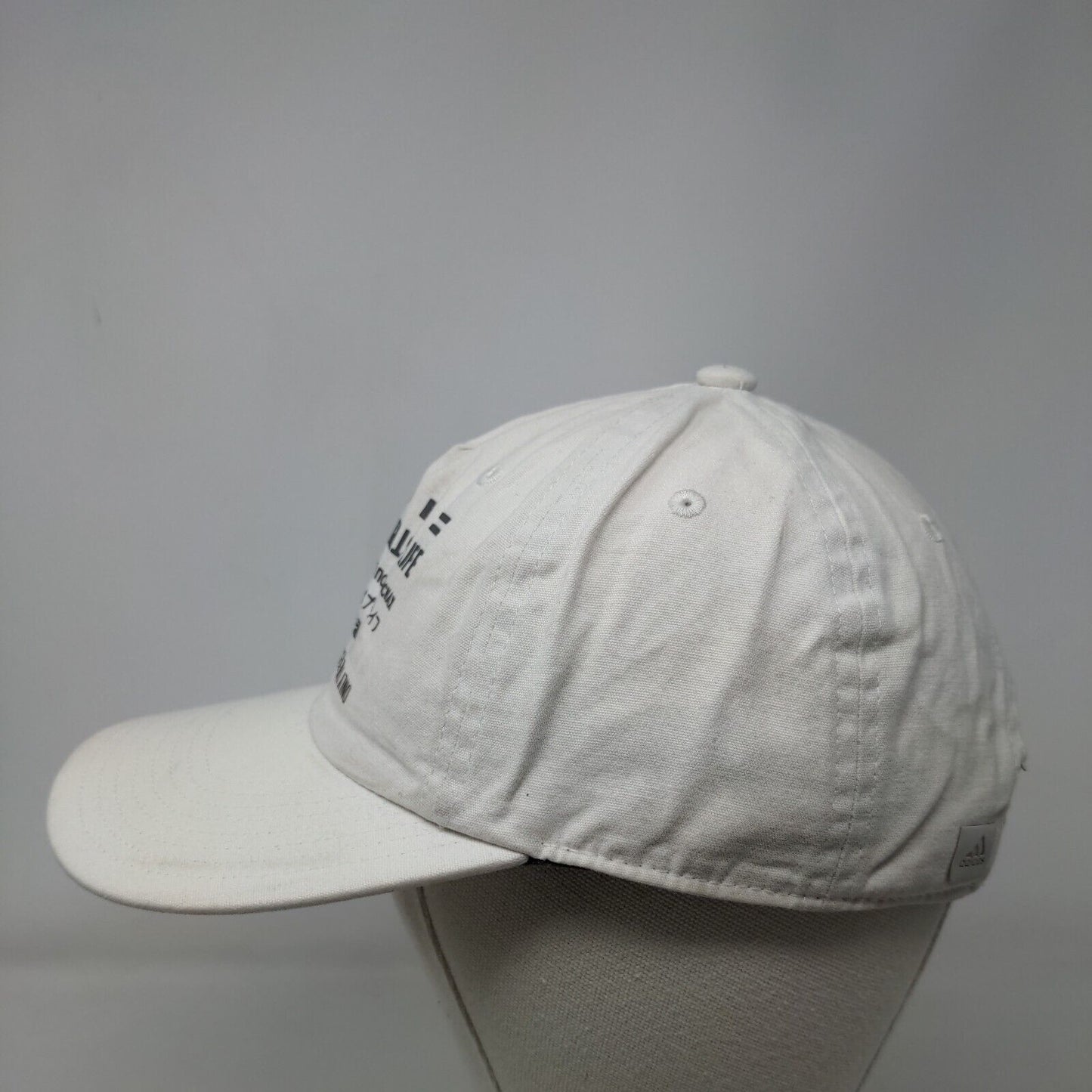 Three Stripe Life Only The Best For The Athlete Slideback Hat Cream OS Adidas