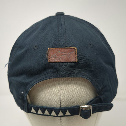 Greg Norman Baseball Cap Blue One Size Multi-Color Shark Logo Slideback Hat