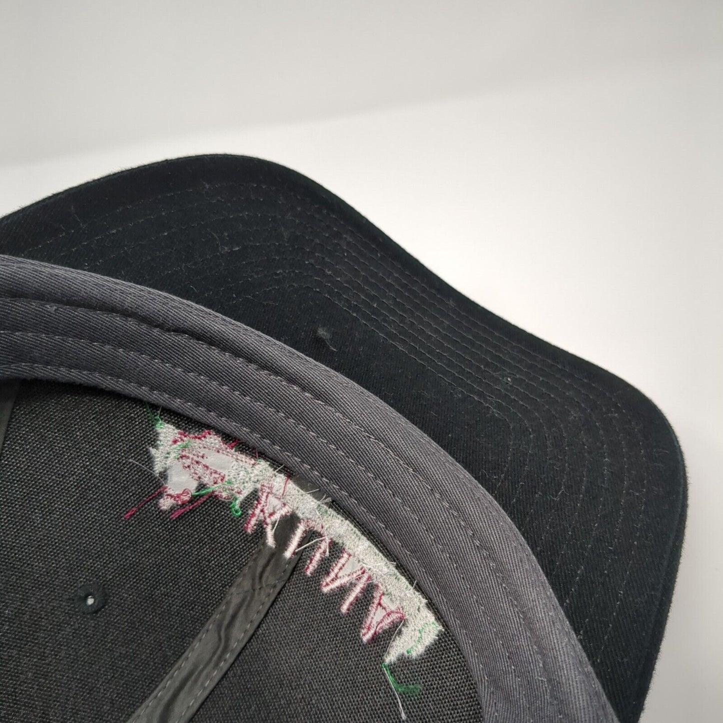 Kuna Dental Snapback Trucker Hat Black One Size Mesh Back Port Authority