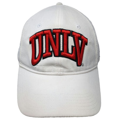 Champion UNLV Rebels NCAA Hat White XL Baseball Cap Stretch Fit Curved Brim Red