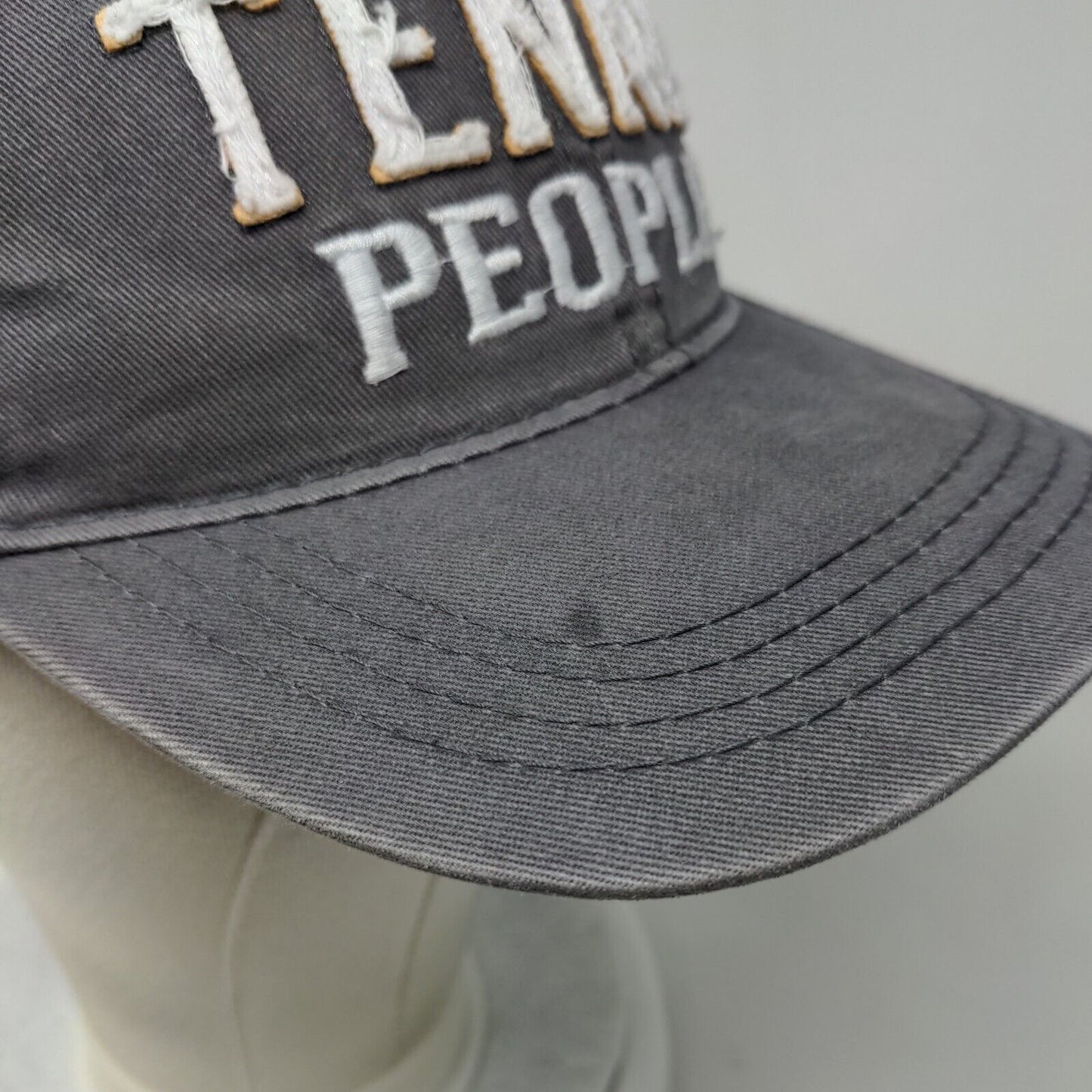 Tennis People Slideback Hat Gray OSFA Adjustable Embroidered We People