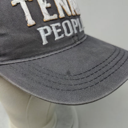 Tennis People Slideback Hat Gray OSFA Adjustable Embroidered We People