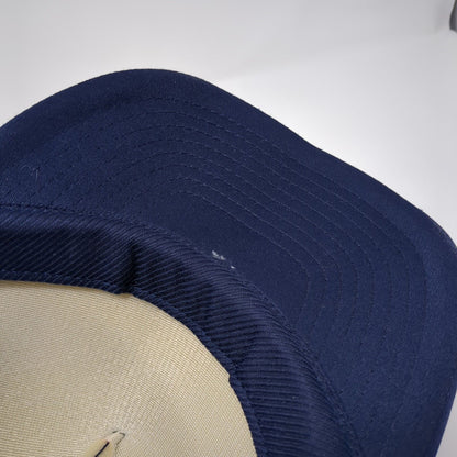 I'm Going Nuckin Futs Snapback Rope Trucker Hat Blue One Size Mesh Back