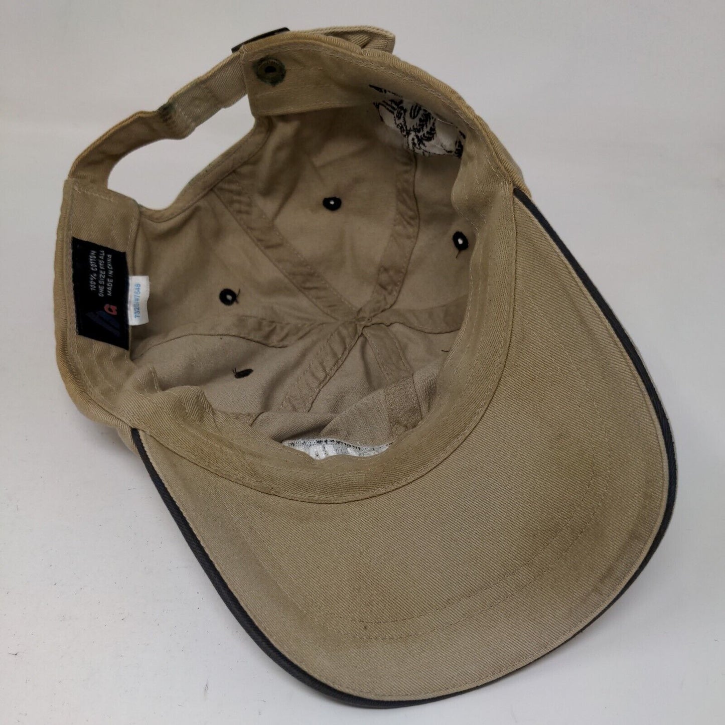 Michelin AG Tires Slideback Hat Tan OSFA Embroidered Adjustable 6 Panel