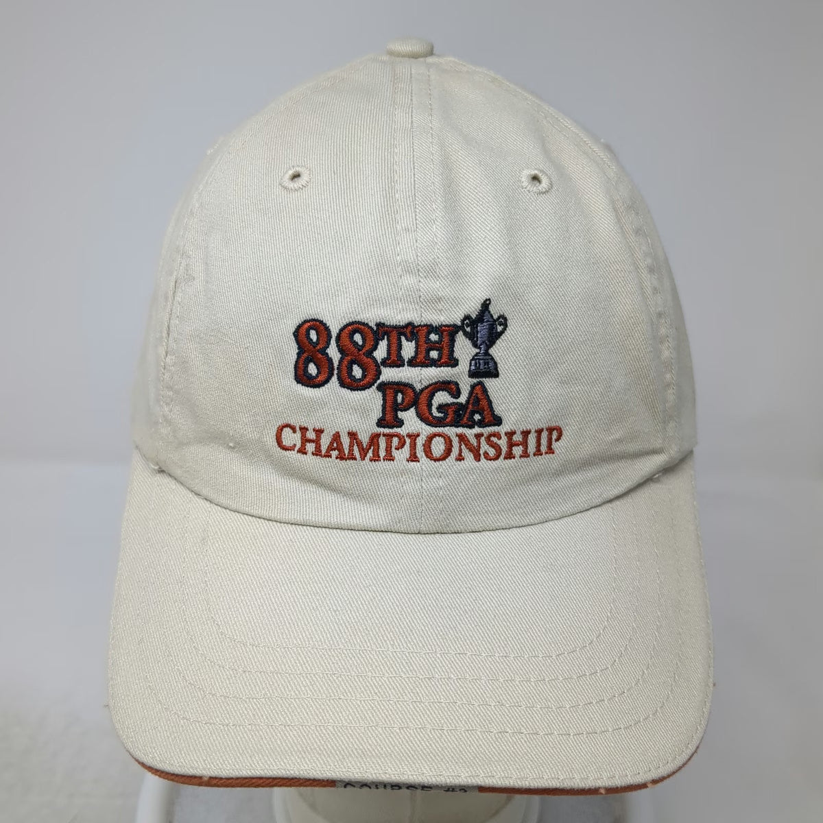 American Dry Goods 88th PGA Championship Medinah Beige One Size Baseball Cap Hat