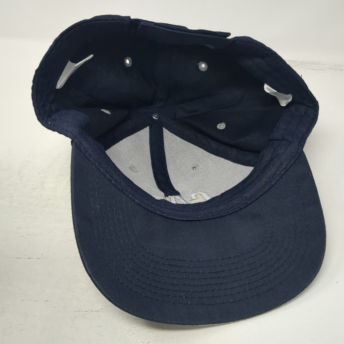 Caterpillar Baseball Cap Blue One Size Strapback CAT Logo Embroidered Work Hat