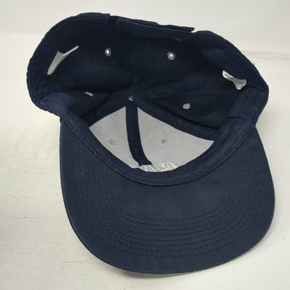 Caterpillar Baseball Cap Blue One Size Strapback CAT Logo Embroidered Work Hat