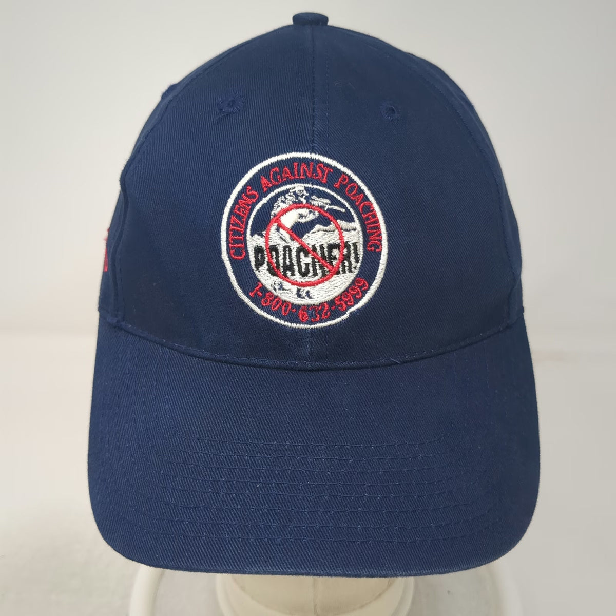 Head To Toe Baseball Cap Blue One Size Citizens Against Poaching Idaho Hat