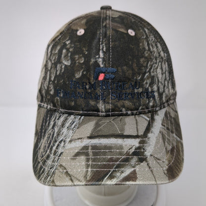 Farm Bureau Financial Services Strapback Hat Camo One Size Realtree Kati