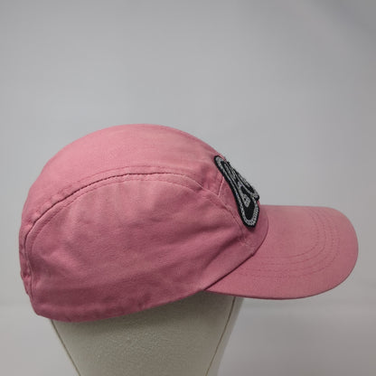 Love Sequin 5 Panel Cap Pink One Size Adjustable Strap Lightweight Faded Glory