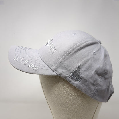 Diesel Depot Strapback Hat Gray One Size Solid Heavy Truck Specialists