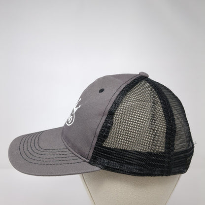 Club Keno Snapback Mesh Back Trucker Hat Gray One Size Adjustable