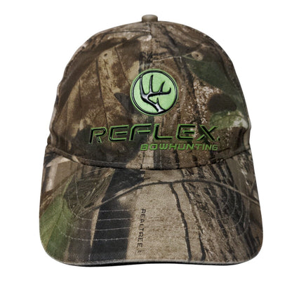 Reflex Bowhunting Strapback Hat Camouflage OSFA Adjustable Realtree