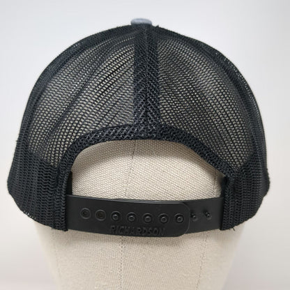 Richardson Trucker Hat Gray One Size Snapback Cow Patch Zoetis Animal Health