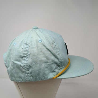 Obermeyer 5 Panel Blue One Size Snapback Rope Topographic Patch Outdoor Hat